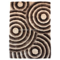 Polyester pha trộn sợi 3D rậm Rug